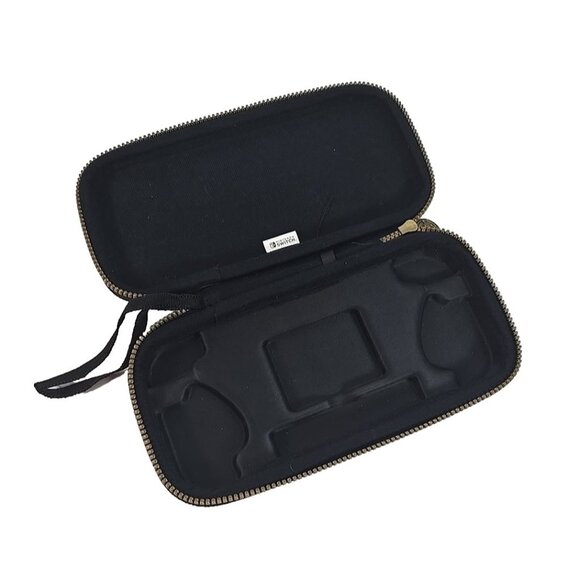 The Legend of Zelda Breath of the Wild Switch Case Brown Embossed Carrying Bag - Picture 7 of 9